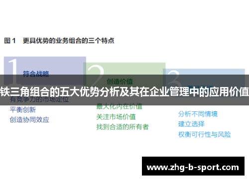 铁三角组合的五大优势分析及其在企业管理中的应用价值